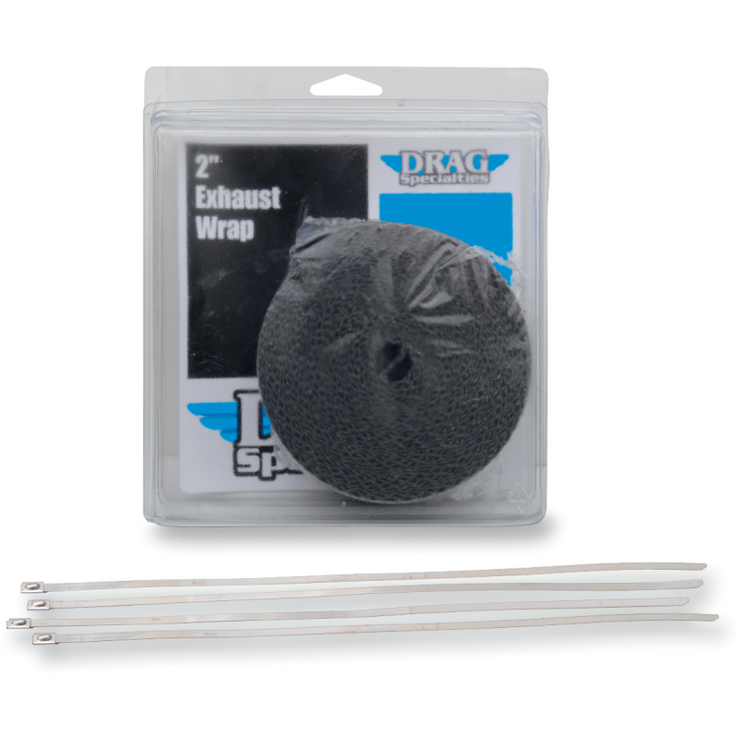 Drag Specialties Exhaust Heat Wrap 2" - Black