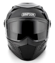 matte-black-simpson-mod-bandit-motorcycle-helmet-front-view