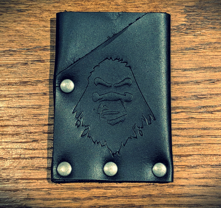 Ugly Muggin Leather & Co - The Dime Bag Card Wallet (Black)