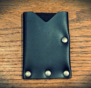 Ugly Muggin Leather & Co - The Dime Bag Card Wallet (Black)