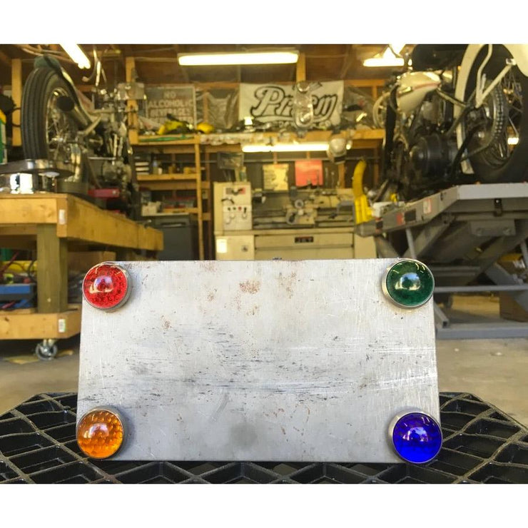 Glass License Plate Jewels