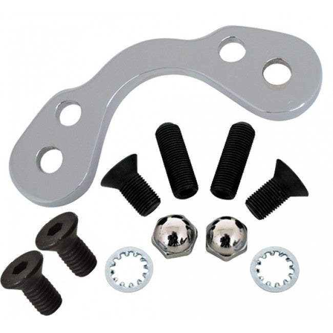 Moto Iron Springer Riser Adapter - Chrome