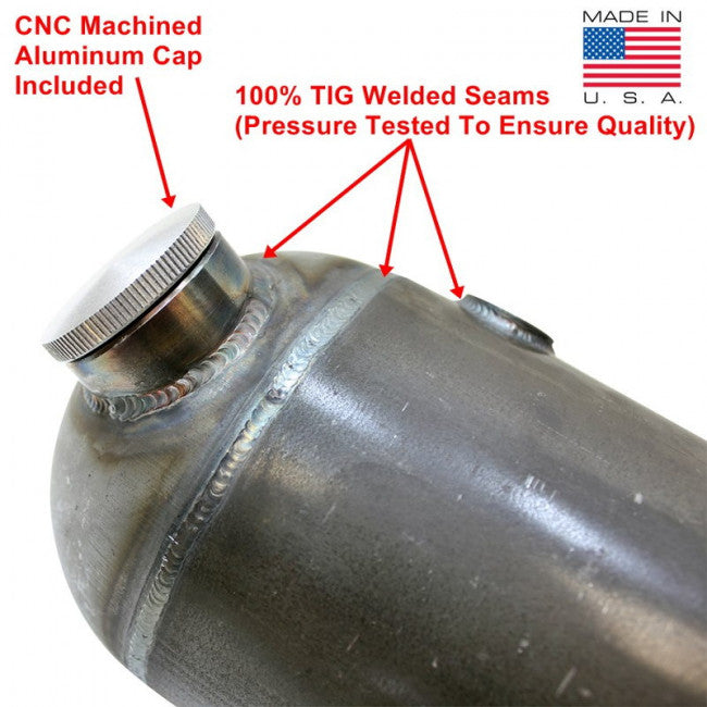 TC Bros 5" Round Pill Style Chopper Oil Tank