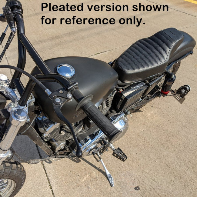 TC Bros Tracker Seat Pleated Fits 1986-2003 Sportster Diamond Stitch