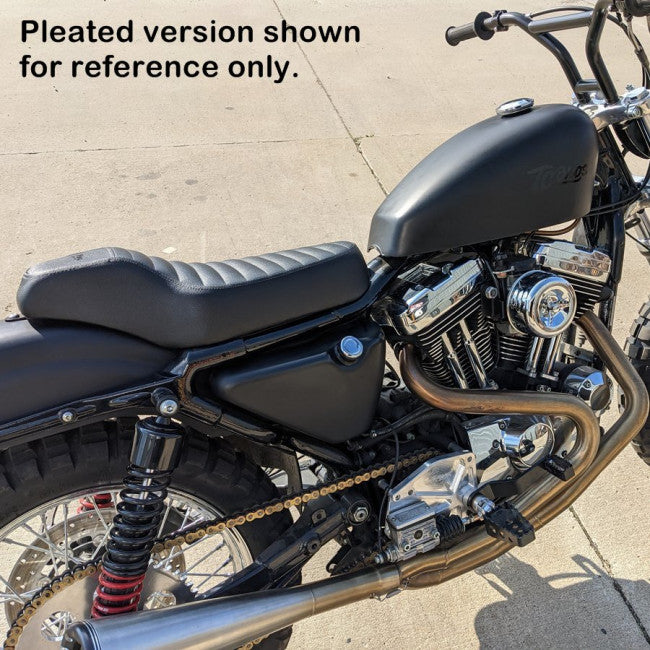 TC Bros Tracker Seat Pleated Fits 1986-2003 Sportster Diamond Stitch