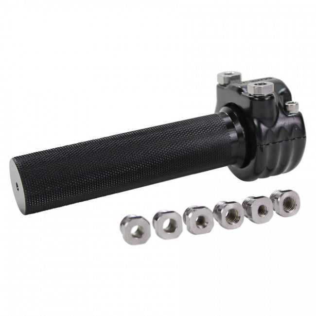 TC Bros. - 1" Dual Cable Motorcycle Throttle - Black