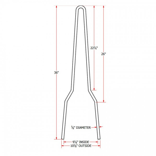 TC Bros - Sissy Bar Kit Tall