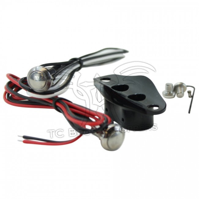 Wyatt Gatling Black Dual Handlebar Button Switch Kit
