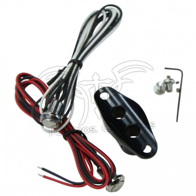 Wyatt Gatling Black Dual Handlebar Button Switch Kit