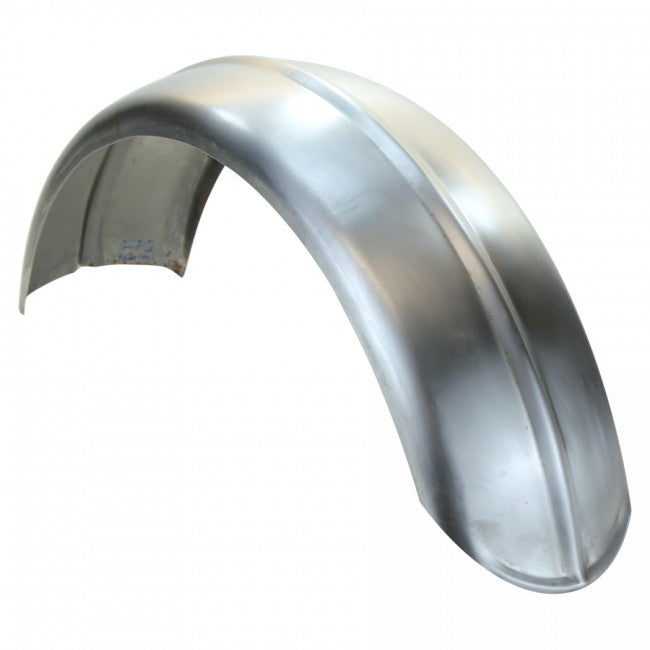 TC Bros. 5" Wide Raw Steel Ribbed Bobber Fender