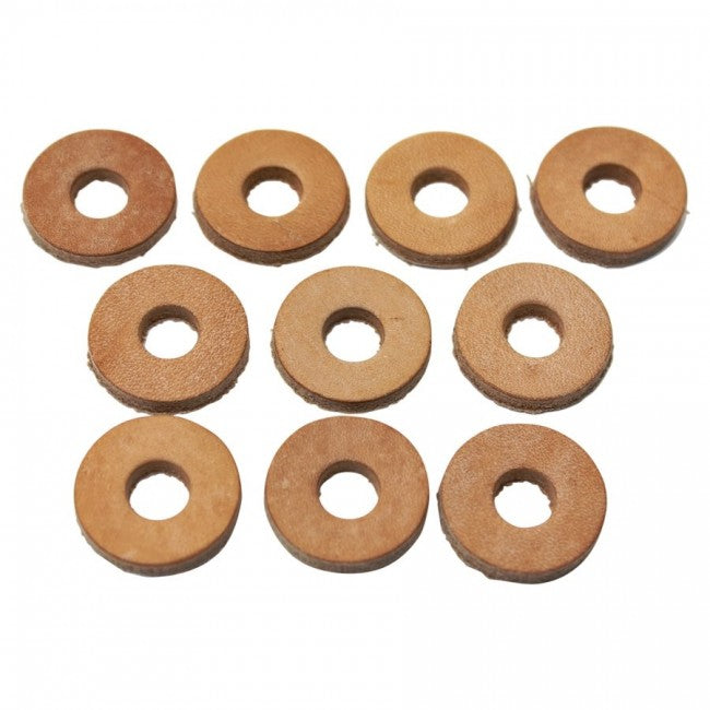 TC Bros.-Leather Cushion Washers with 3/8 inch Hole 10 pack