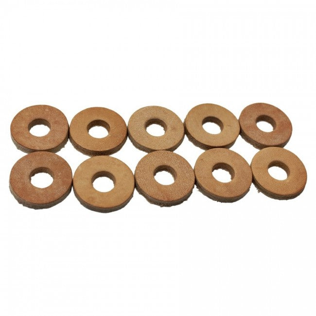 TC Bros.-Leather Cushion Washers with 3/8 inch Hole 10 pack
