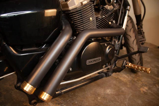 TJ Brutal Backdraft Exhaust - Honda VT750 - 2004 & Up Aero Phantom Spirit