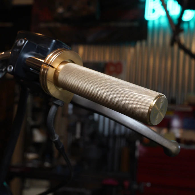 TJ Brutal The Acerus - Single Cable Throttle Assembly - Brass