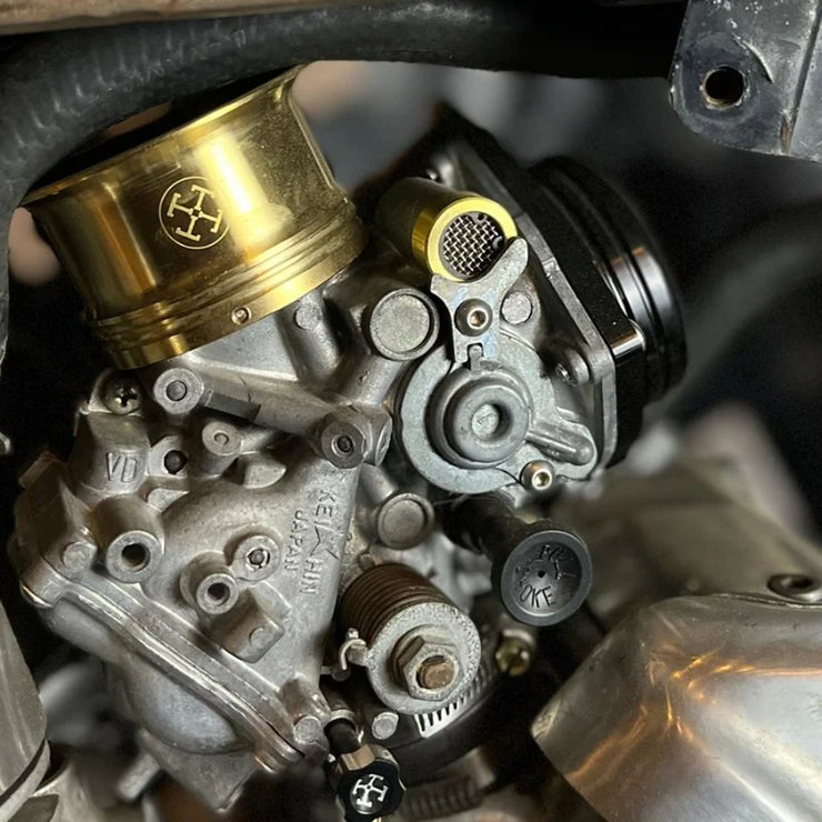 TJ Brutal Customs Dual Carb Slide Breather Filtration Vents VT600 and VT750