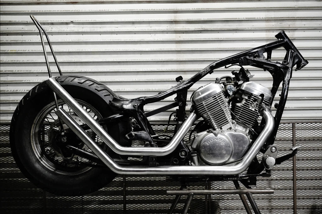 MORTONS CUSTOM Half Sisters Complete Exhaust Intruder 800